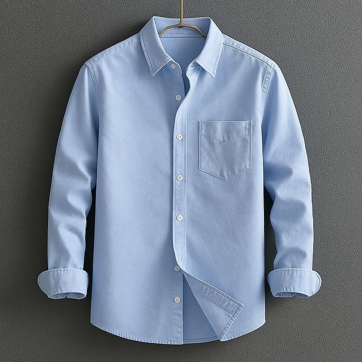 Kemeja Biru Kekinian